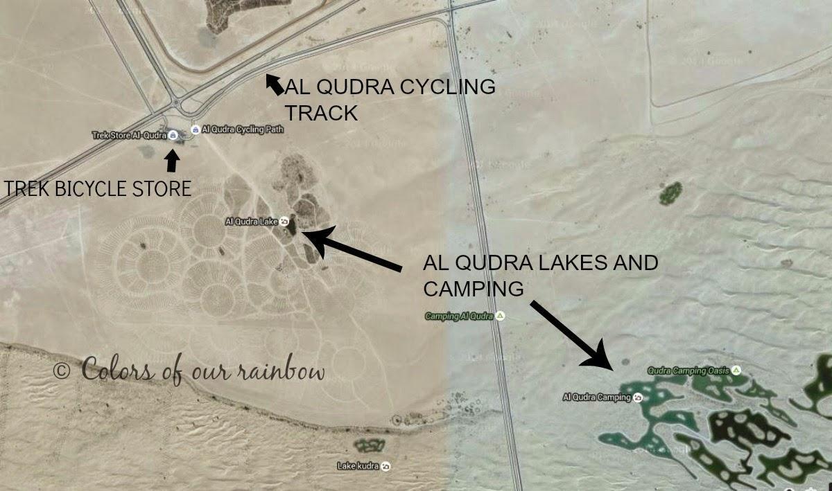 Al-Qudra Lake kart