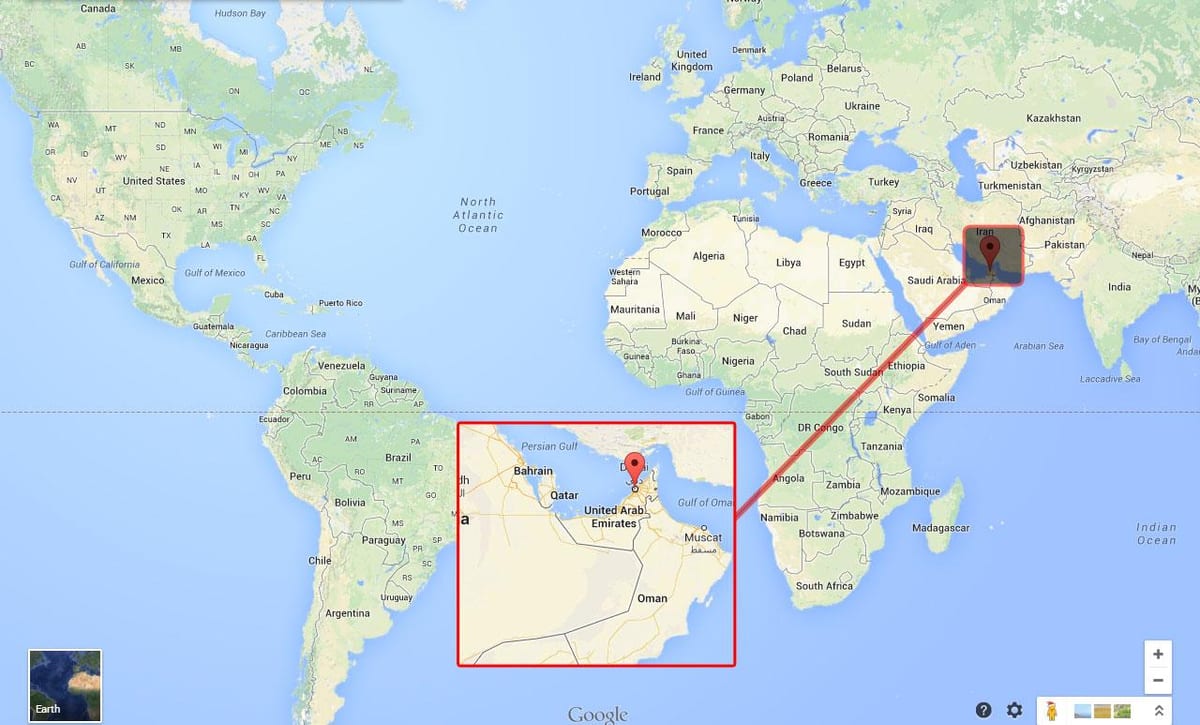 Dubai på kartet