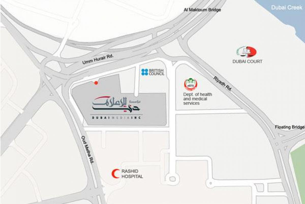 rashid sykehus Dubai-kart
