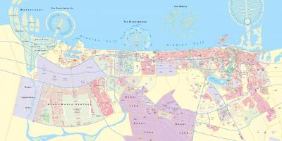 Beliggenhet kart Dubai